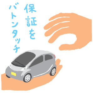 車イラスト三菱アイ